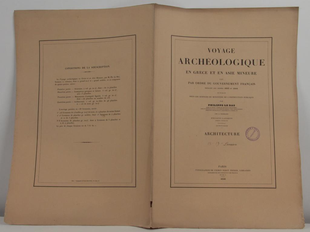 Voyage archéologique en Grèce et en Asie Mineure, 1848, 18-19e livraison