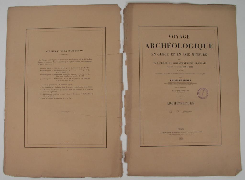 Voyage archéologique en Grèce et en Asie Mineure, 1850, 14-15e livraison
