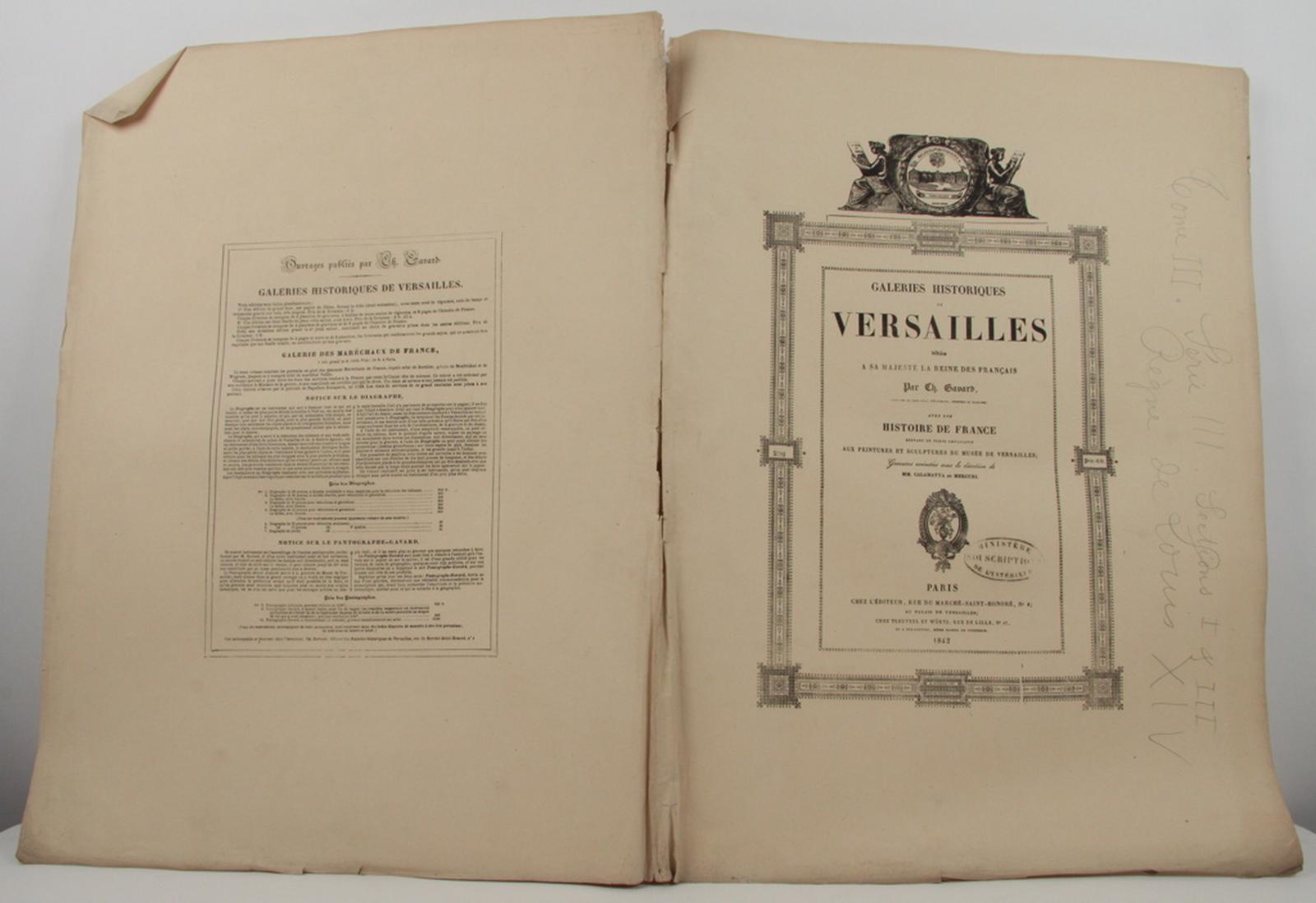 Galerie historique de Versailles, tome III, série III