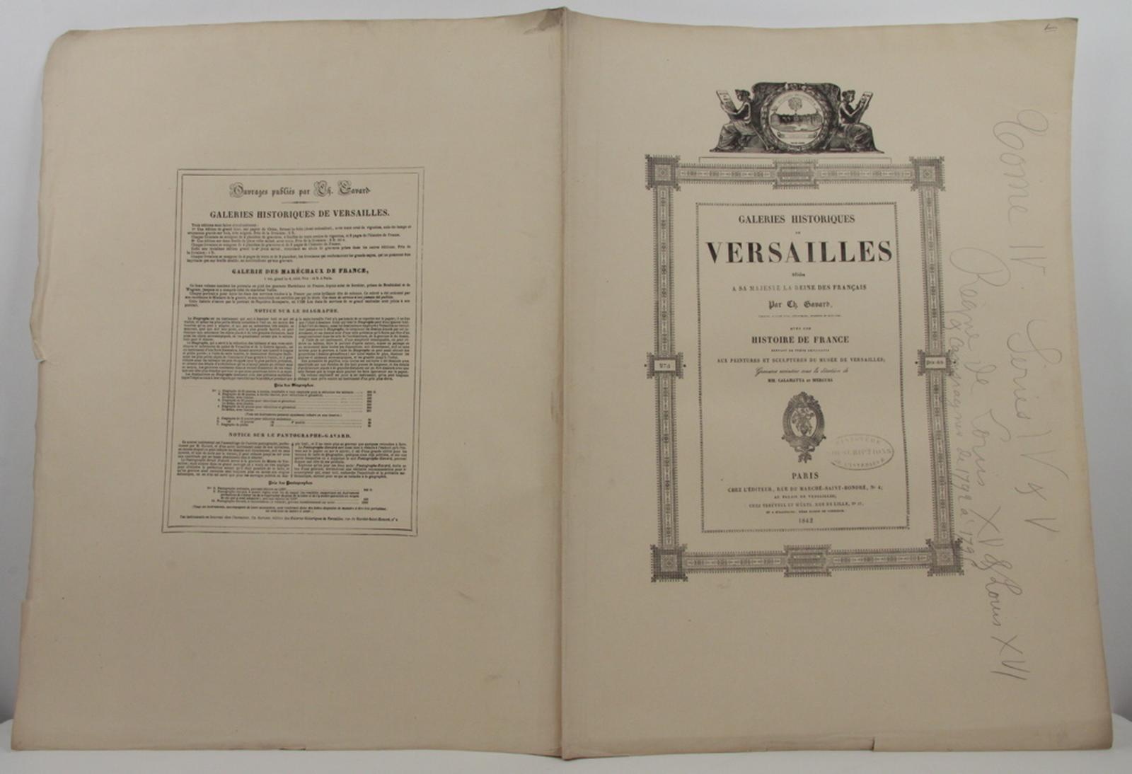 Galerie historique de Versailles, tome IV, série IV et V