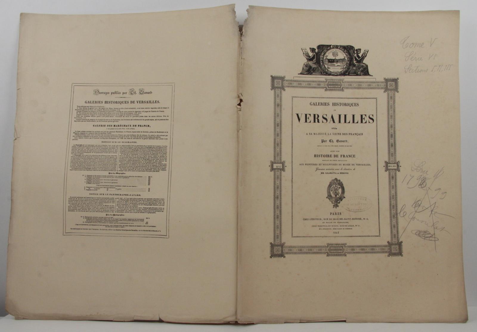 Galerie historique de Versailles, tome V, série VI