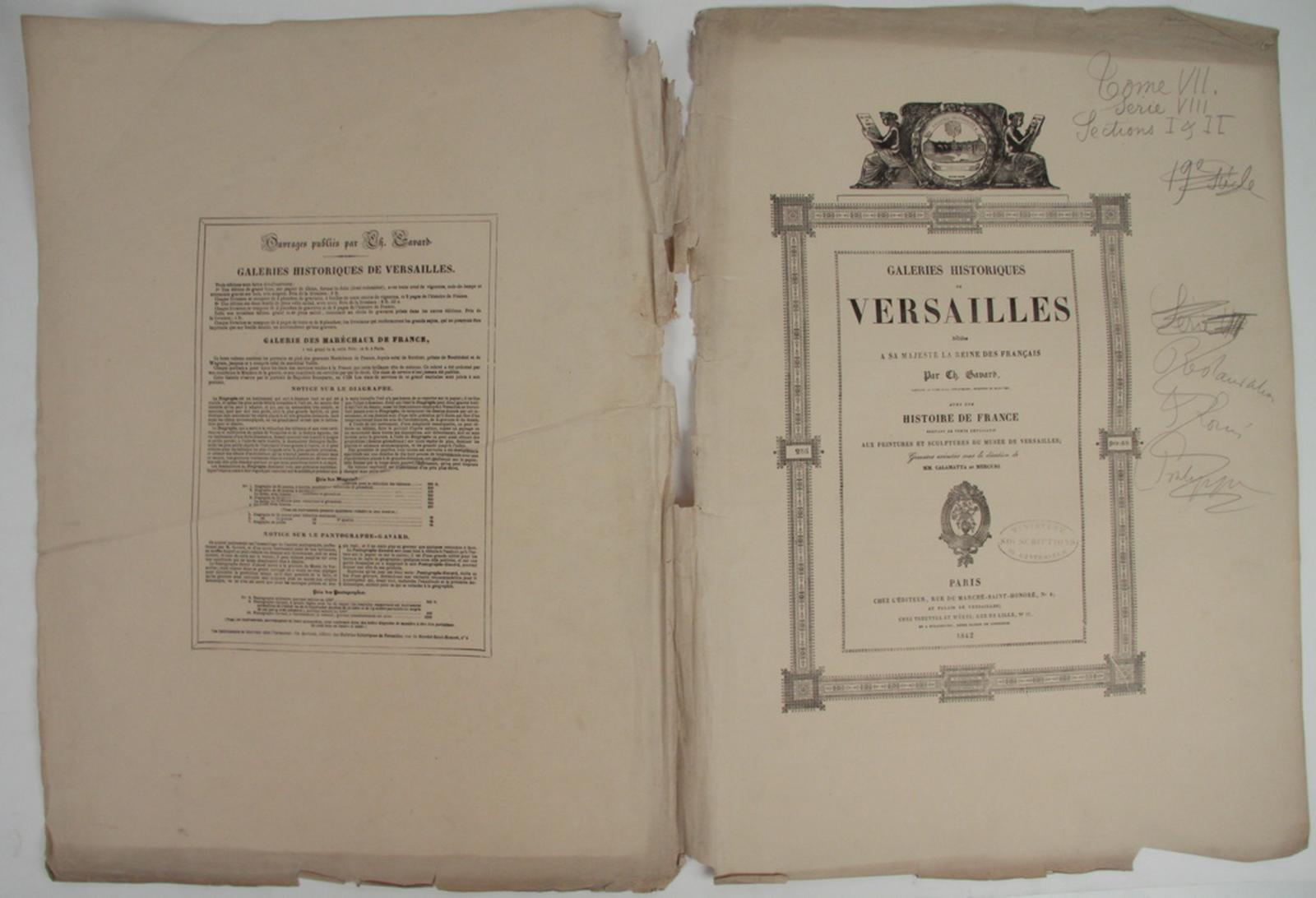 Galerie historique de Versailles, tome VII, série VIII