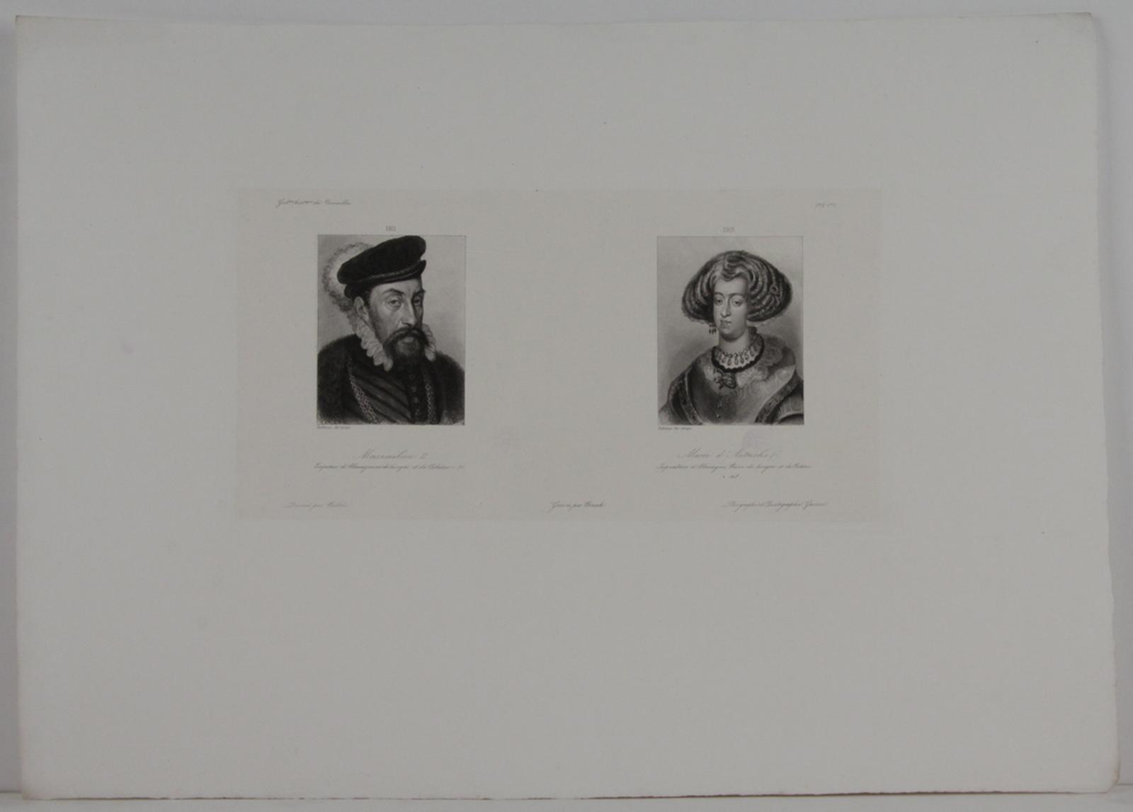 Galerie historique de Versailles, Portrait de Maximilien II et de Marie d'Autriche