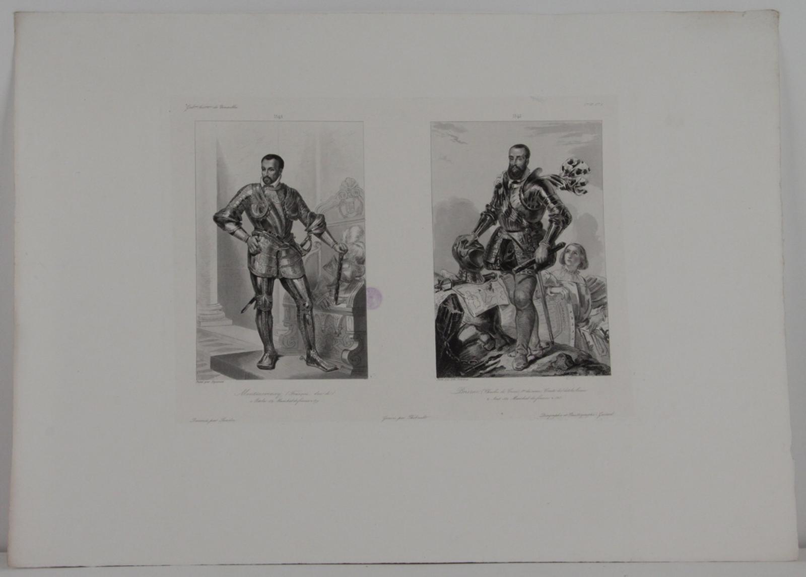 Galerie historique de Versailles, Portrait de François de Montmorency et de Charles de Cossé de Brissac