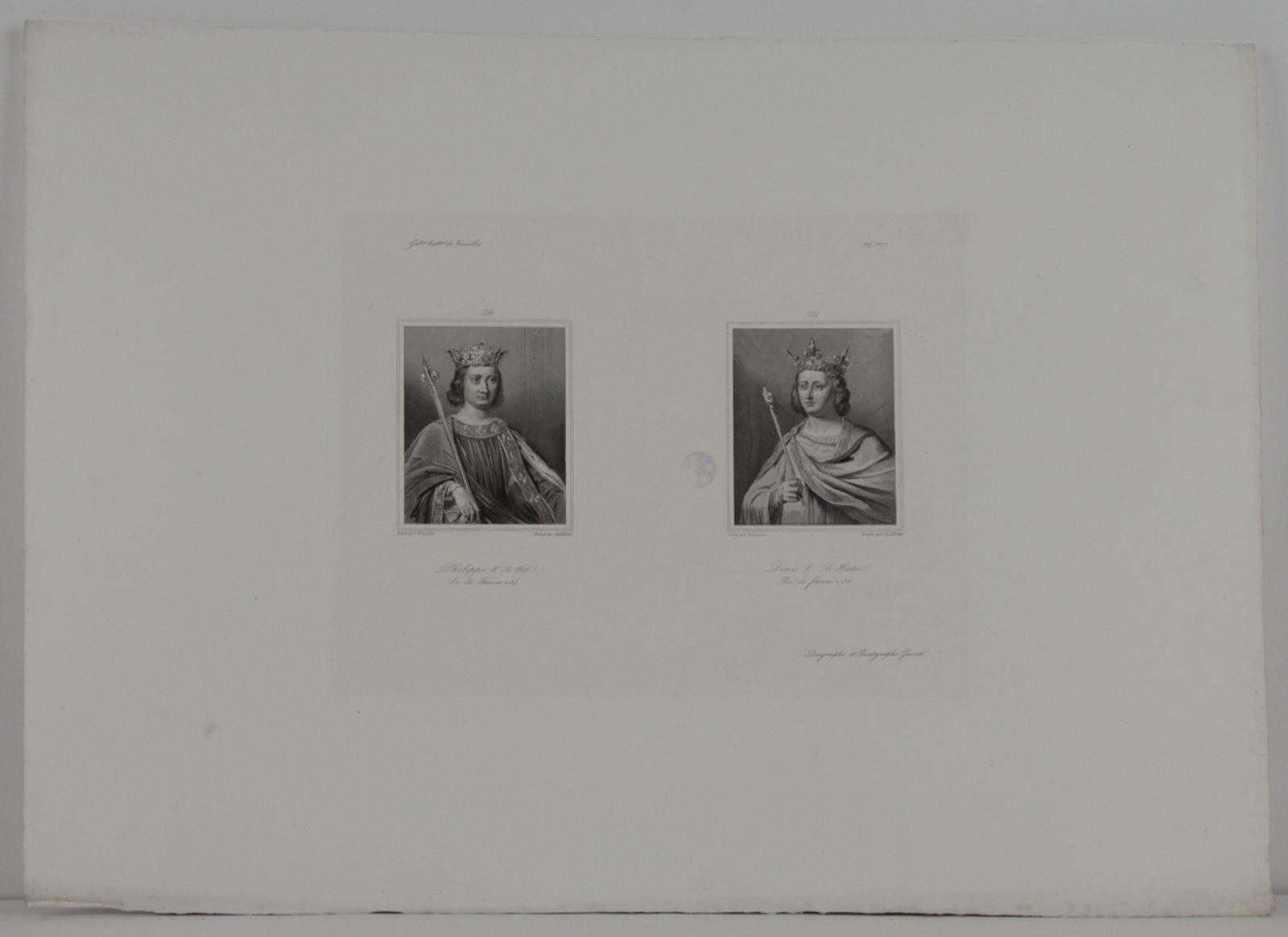 Galerie historique de Versailles, Portrait de Philippe IV et de Louis X