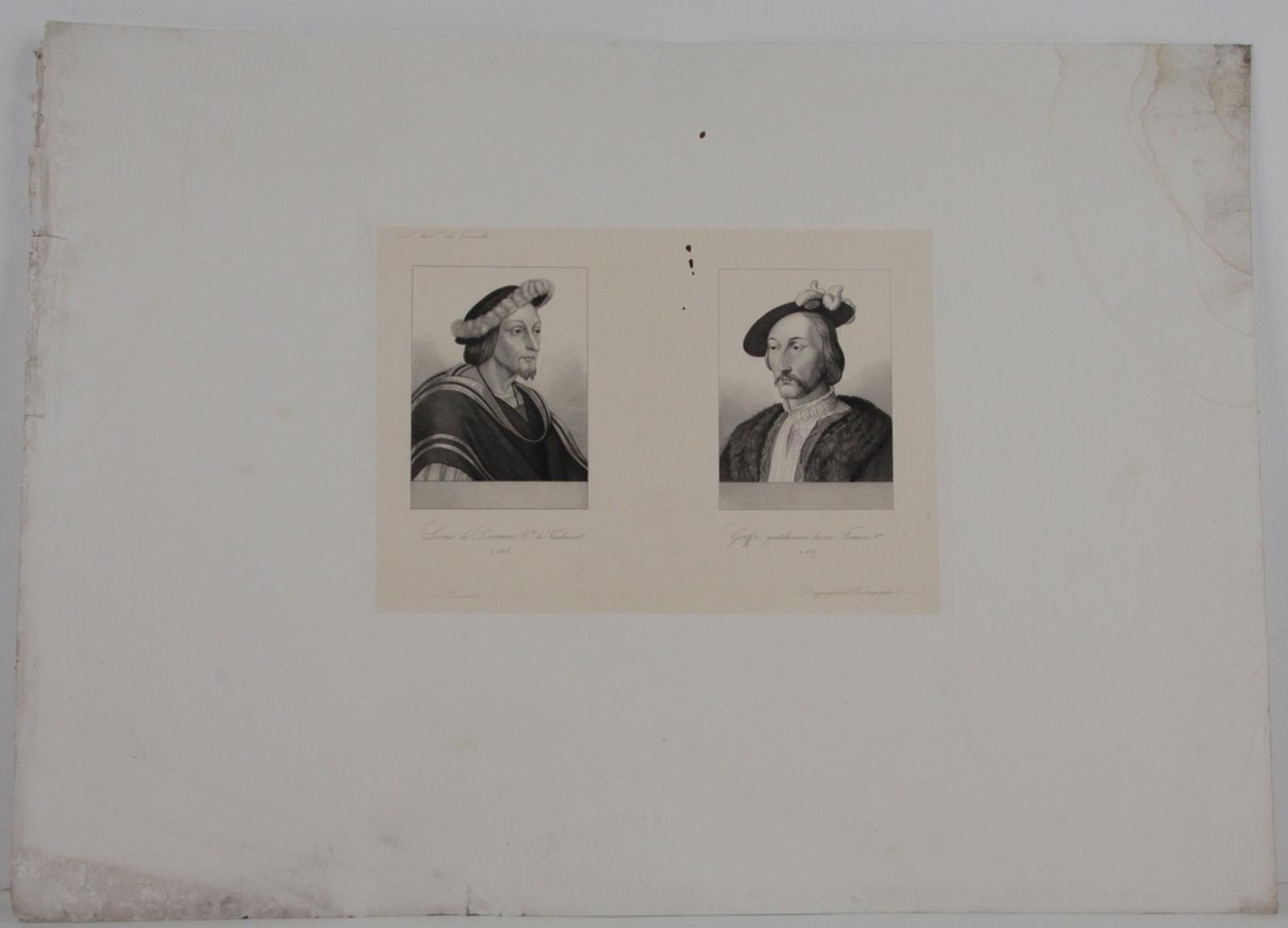 Galerie historique de Versailles, Portrait de Louis de Lorraine et de Greffi