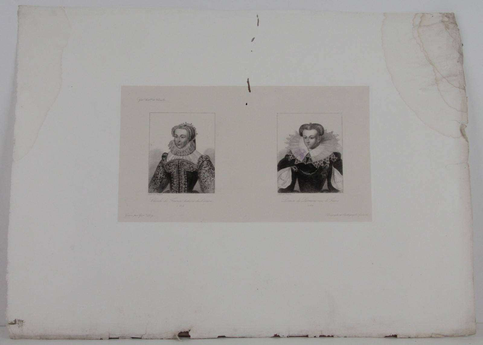 Galerie historique de Versailles, Portrait de Claude de France et de Louise de Lorraine