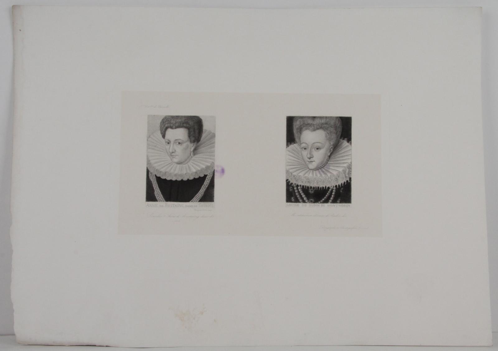 Galerie historique de Versailles, Portrait de Anne de Rostaing et de Louis de Budos de Montmoren