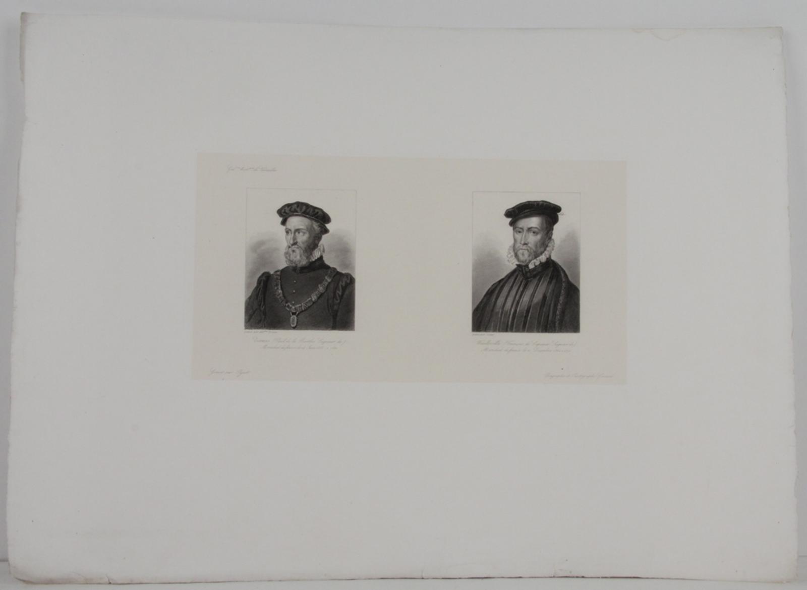 Galerie historique de Versailles, Portrait de Paul de la Barthe et de François de Scepeaux