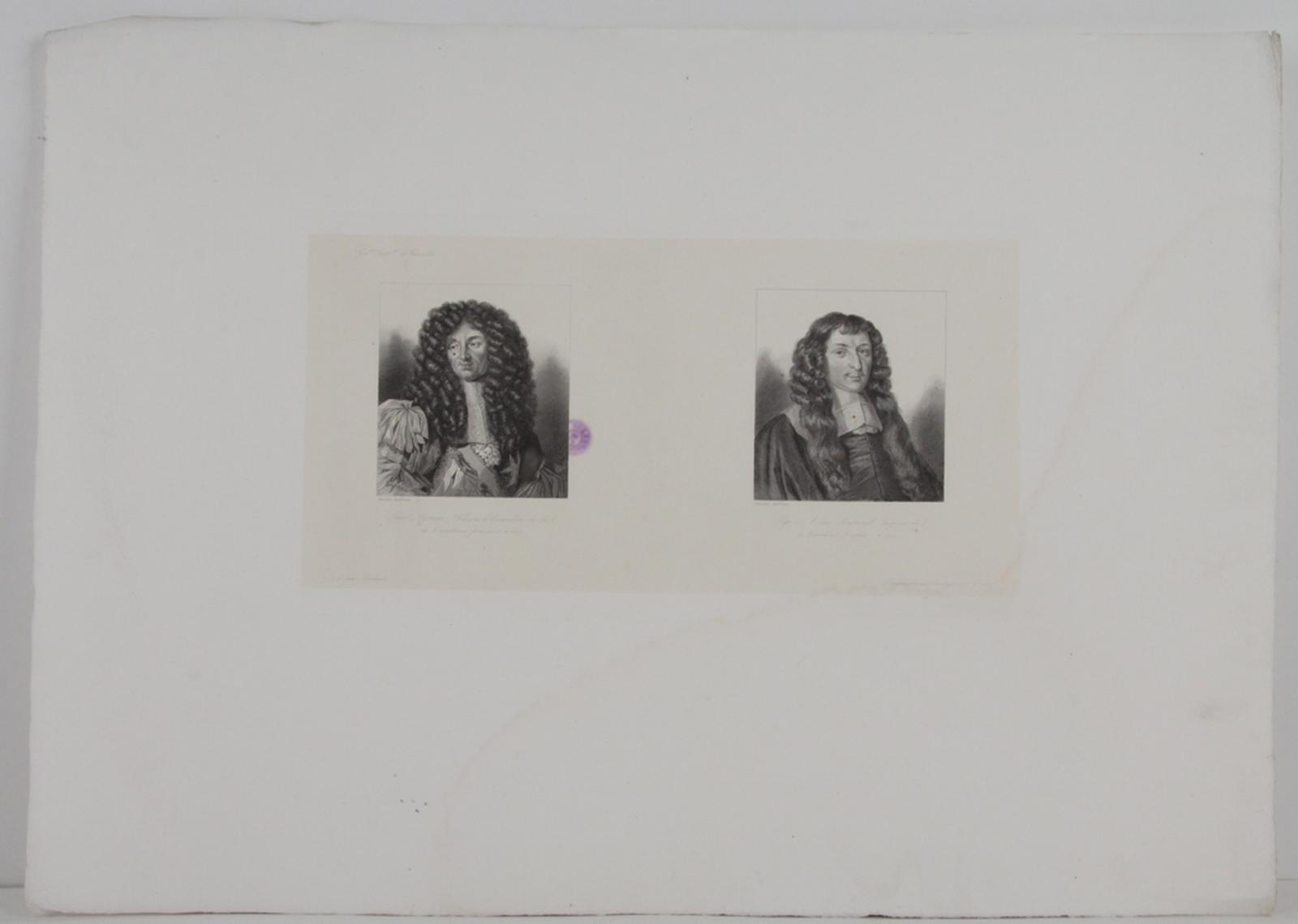 Galerie historique de Versailles, Portrait de François de Beauvillier et de Jean Regnaud
