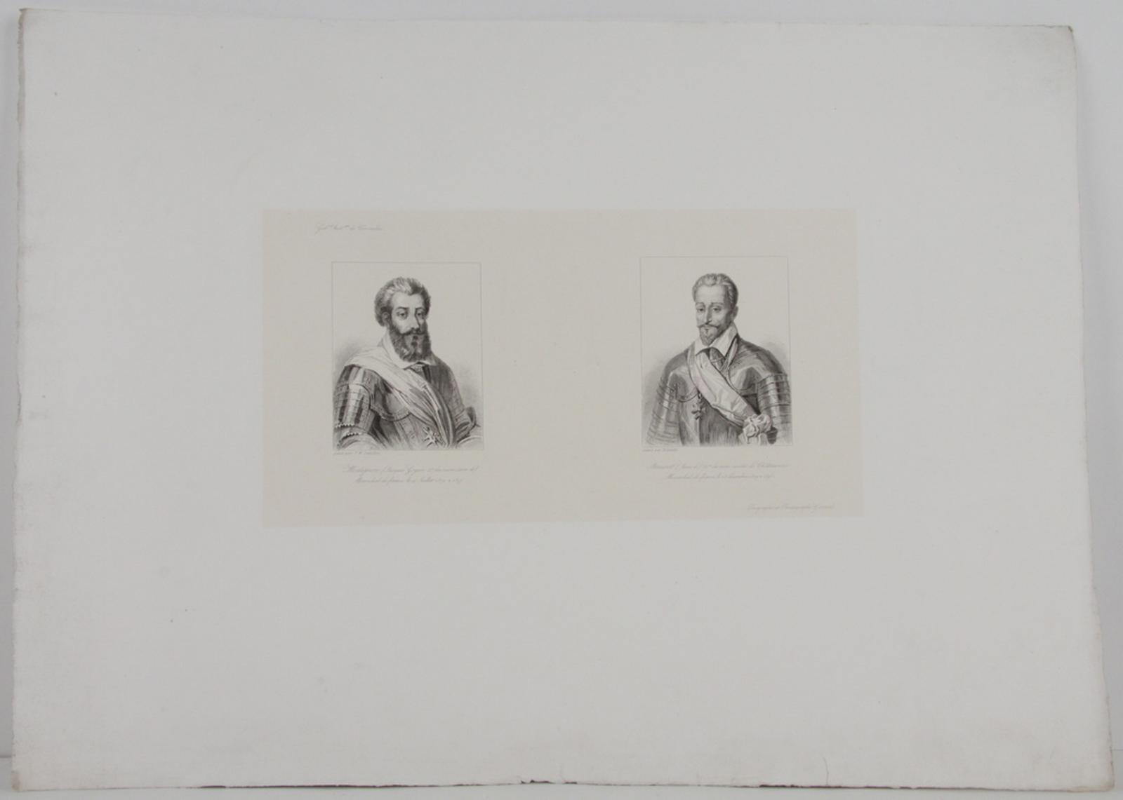 Galerie historique de Versailles, Portrait de Jacques Goyon 2ème du nom et de Jean d'Aumont 6ème du nom