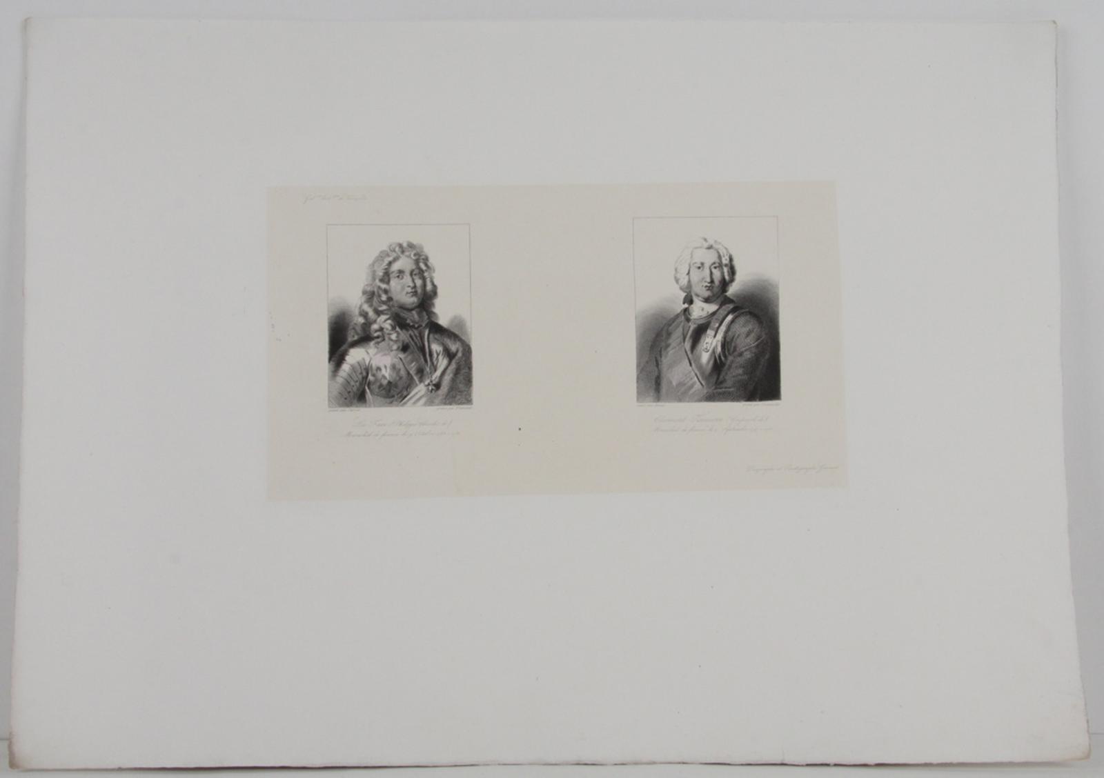 Galerie historique de Versailles, Portrait de Philippe Charles de La Fare et de Gaspard de Clermont-Tonnerre
