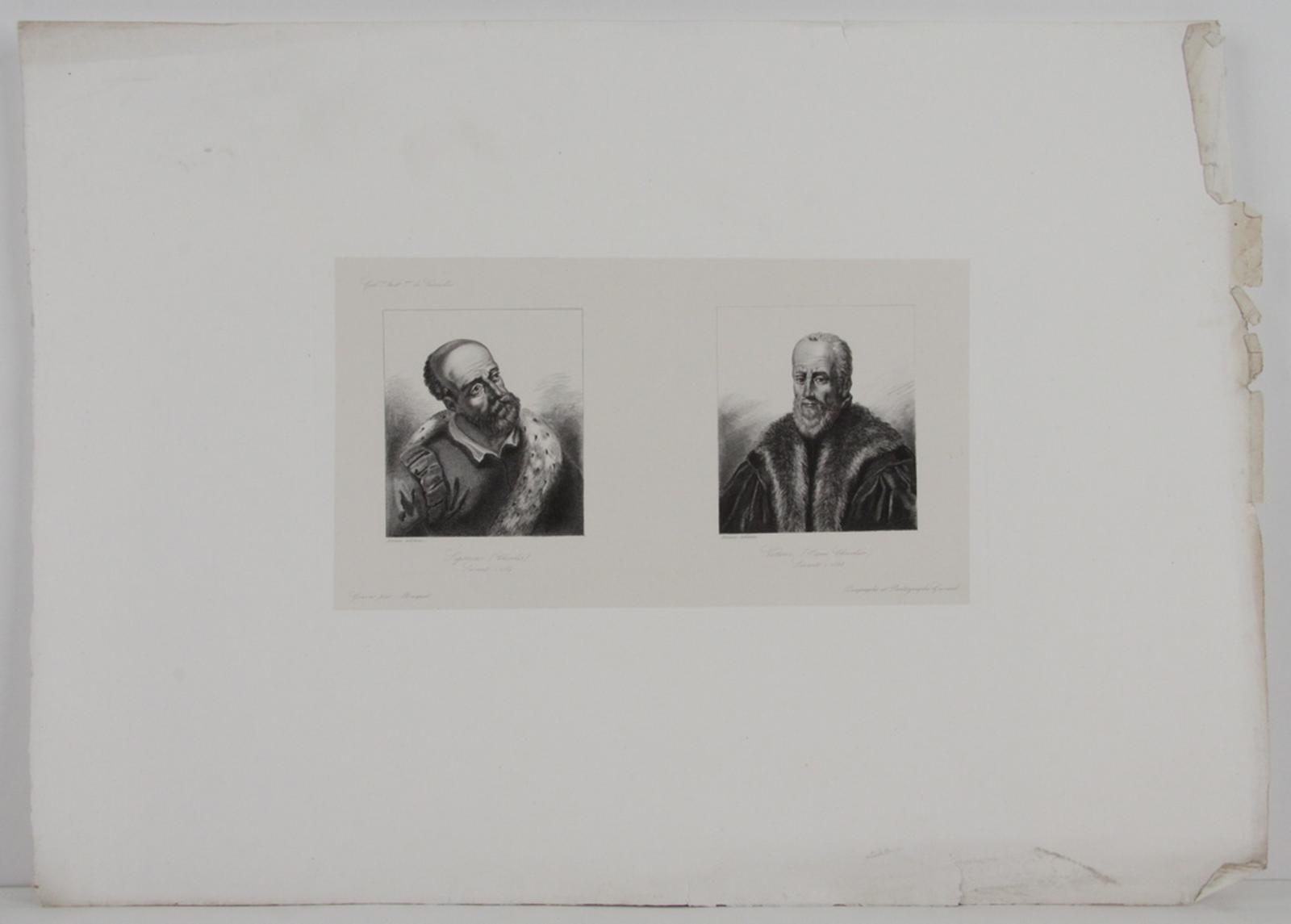 Galerie historique de Versailles, Portrait de Charles Ligonius et de Pierre Chevalier Vettori