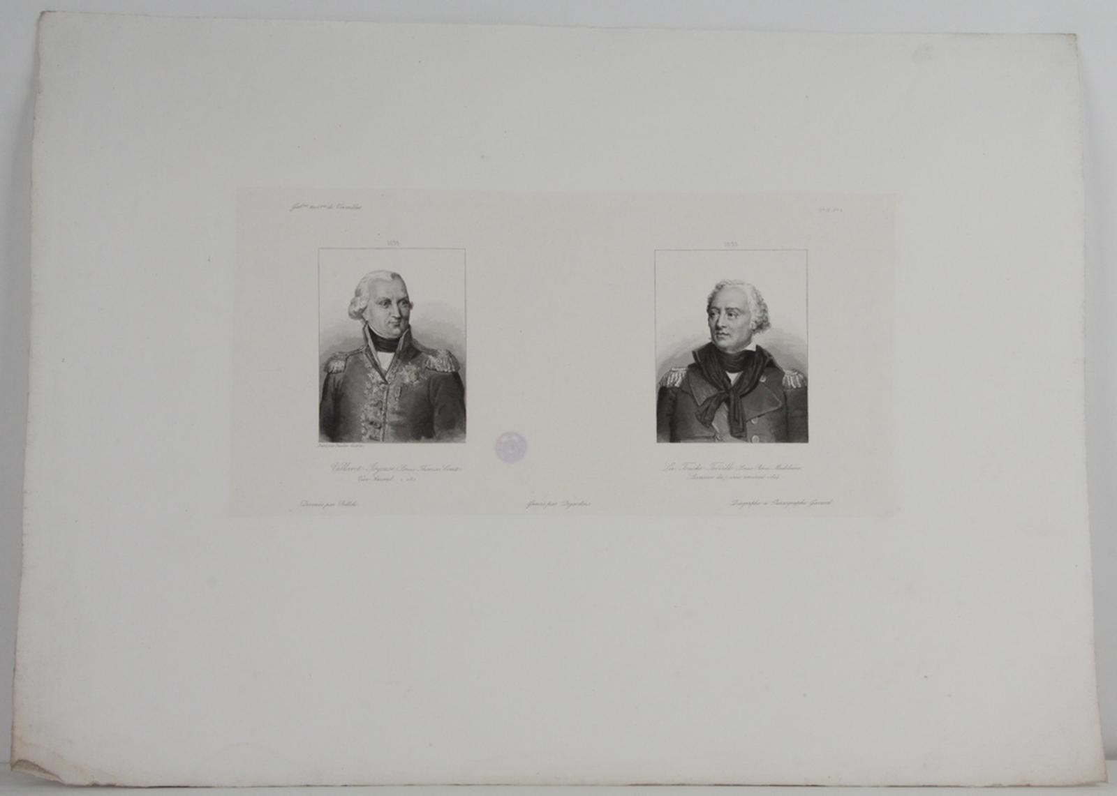 Galerie historique de Versailles, Portrait de Louis-Thomas Villaret Joyeuse et de Louis-René-Madeleine Levasser de La Touche-Tréville