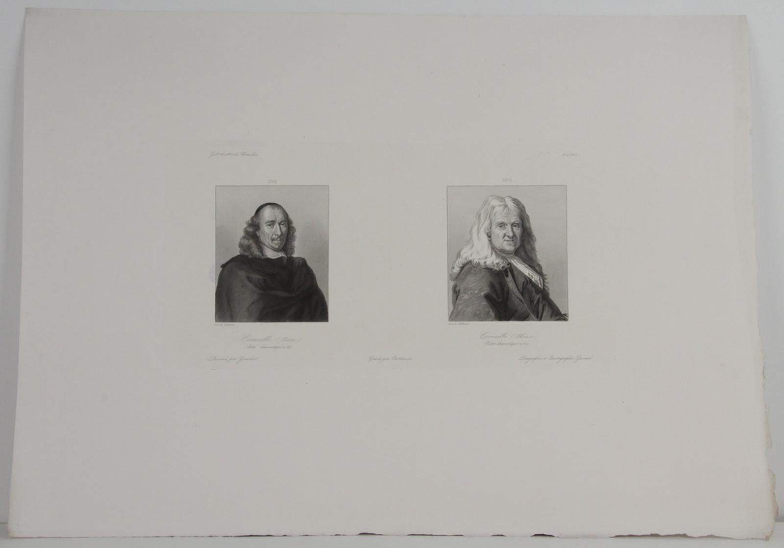 Galerie historique de Versailles, Portrait de Pierre Corneille et de Thomas Corneille