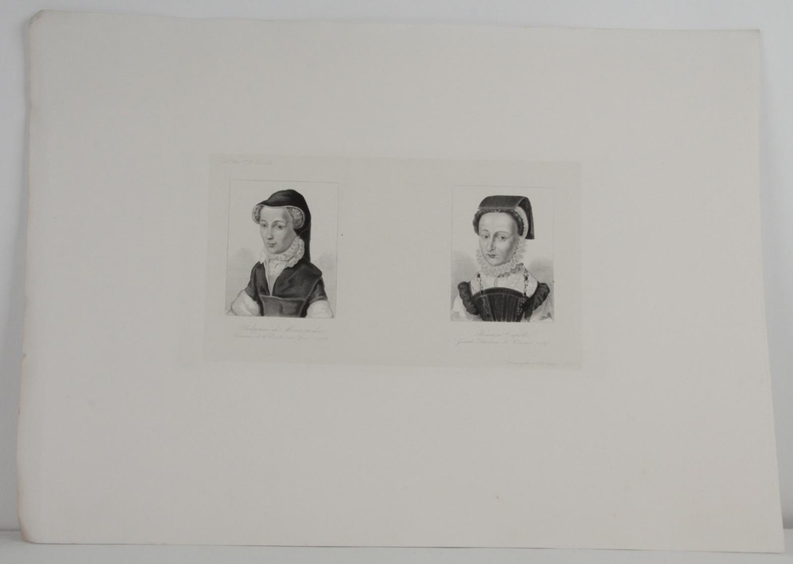 Galerie historique de Versailles, Portrait de Philippine de Montespedon et de Bianca Capetto