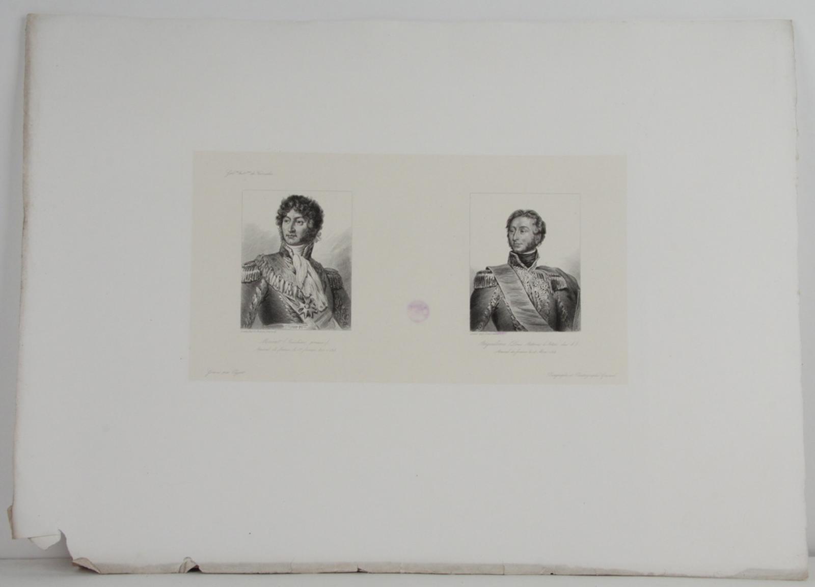 Galerie historique de Versailles, Portrait de Joachim Murat et de Louis Antoine d'Artois