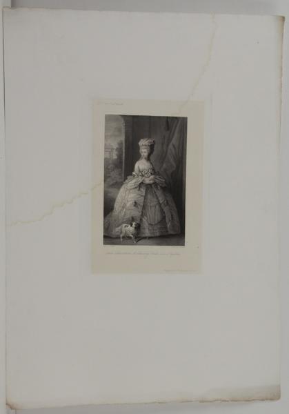 Galerie historique de Versailles, Portrait de Sophie Charlotte de Meklembourg Strelitz