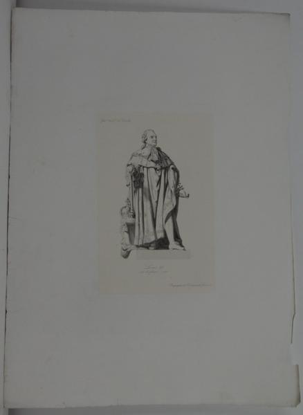 Galerie historique de Versailles, statue de Louis XVI