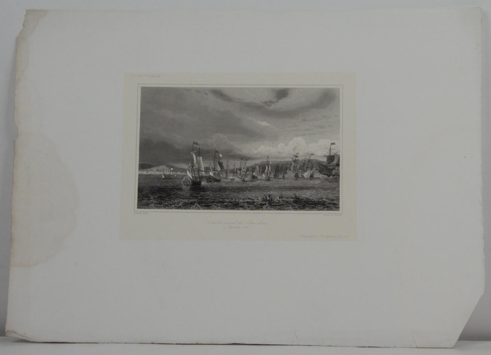 Galerie historique de Versailles, combat naval de Barcelone