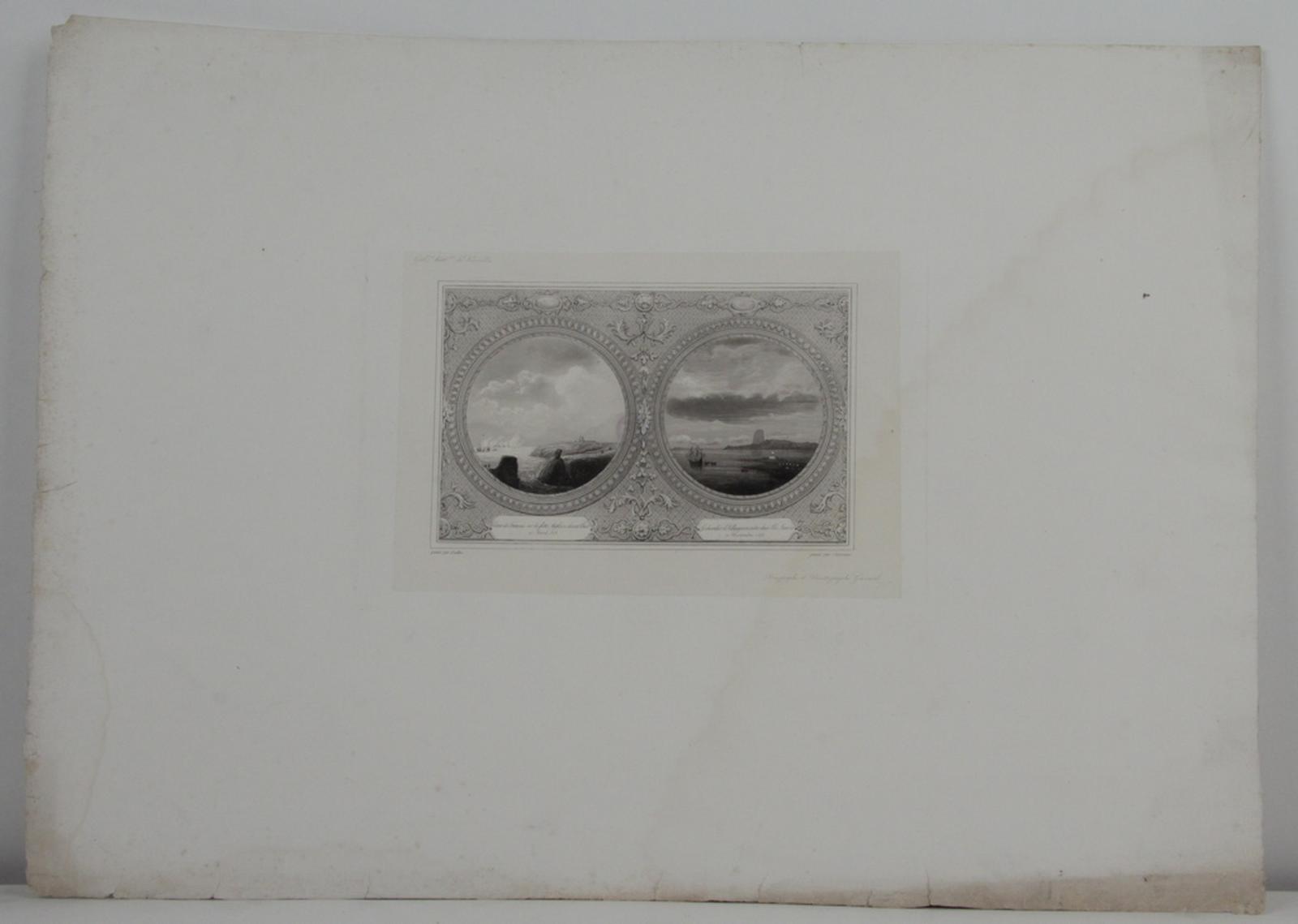 Galerie historique de Versailles, victoire des Français sur la flotte Anglaise devant Brest et le chevalier de Villegagnon entre dans Rio Janeiro