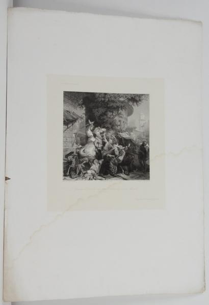 Galerie historique de Versailles, Gaucher de Châtillon défend seul l'entrée d'une rue de Munich