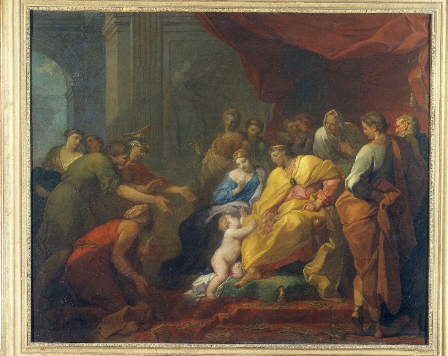 Le jeune Pyrrhus à la cour du roi Glaucias