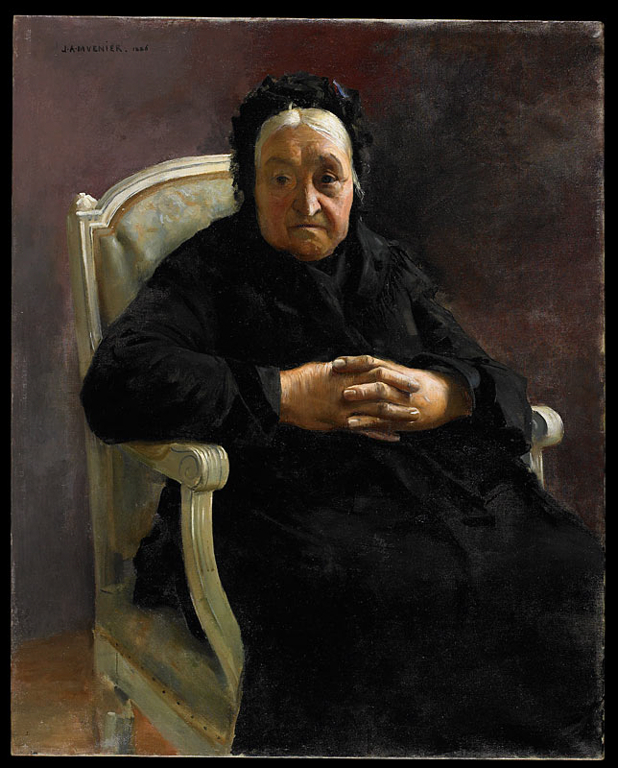 Portrait de la grand-mère de l'artiste