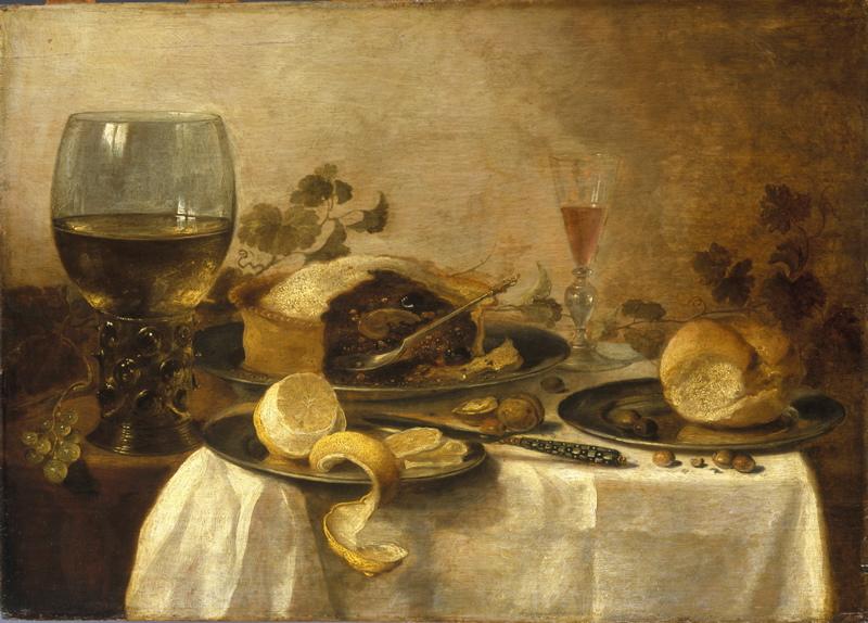 Nature morte à la tourte entamée
