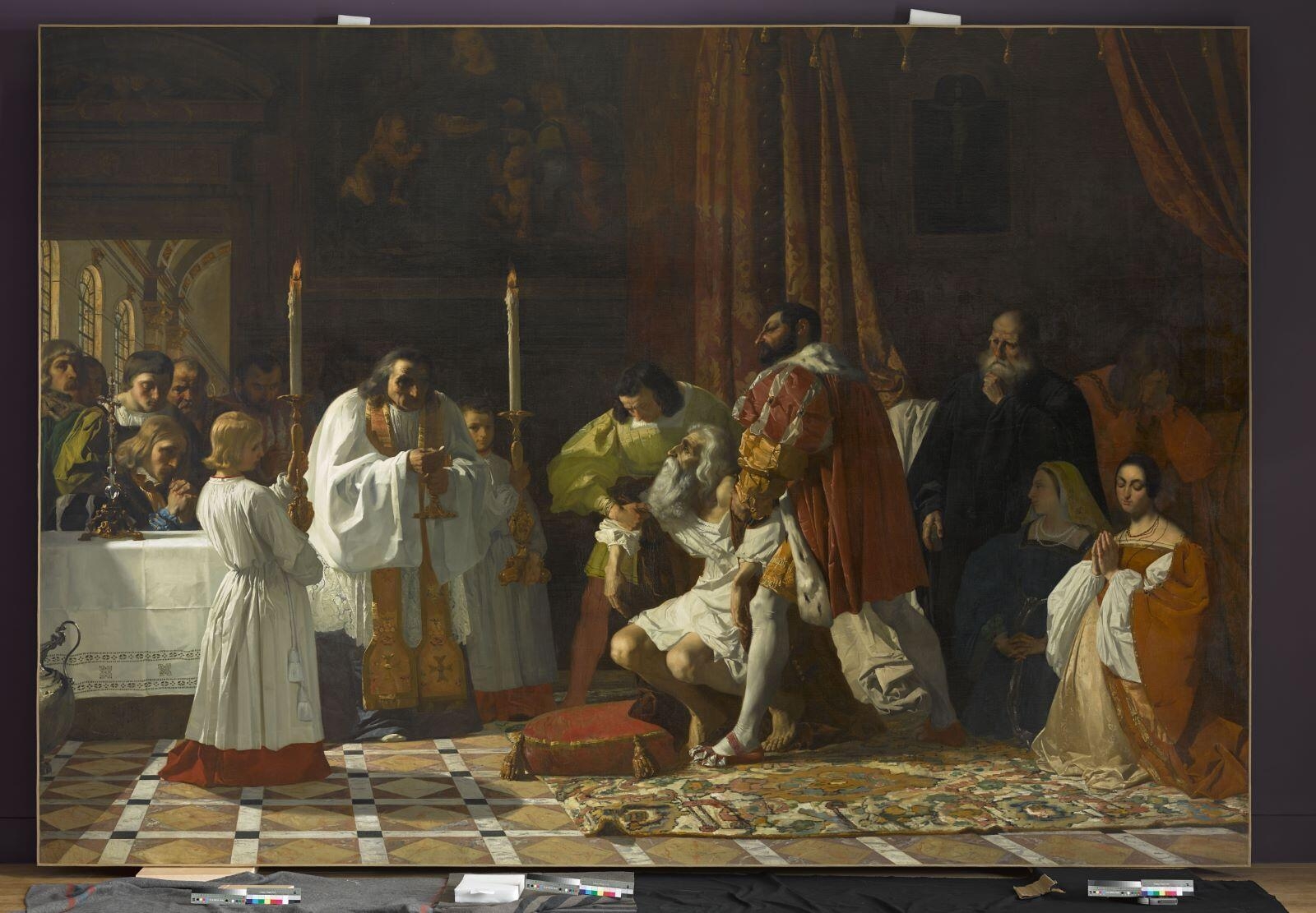 Les Derniers moments de Léonard de Vinci