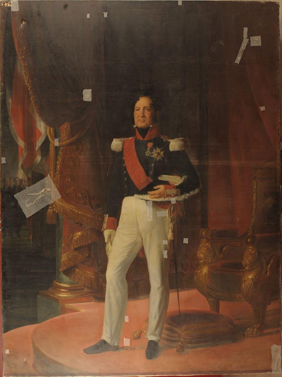 Portrait en pied de Louis-Philippe