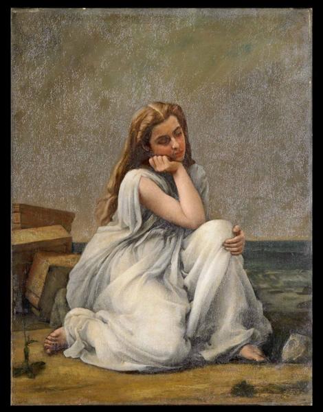 Première rêverie - Jeune fille songeant ou la Mélancolie