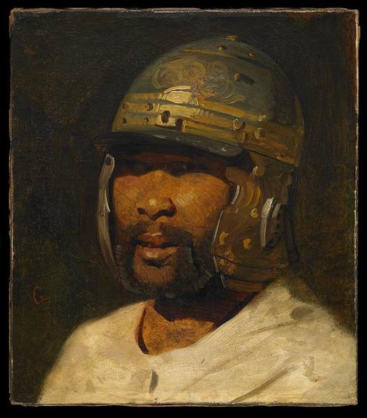 Tête de Sarrazin (recto) ; Tête d'homme (revers)