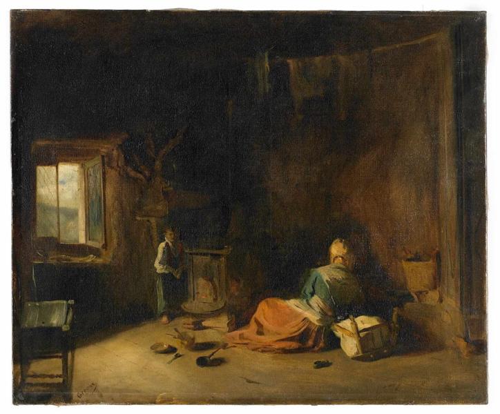 Intérieur villageois fait à Morre, près de Besançon