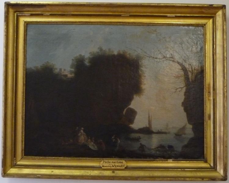 Scène de pêche maritime