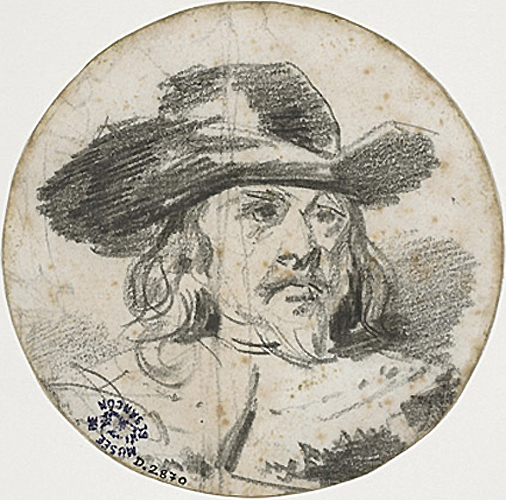 Portrait de Frans Banning Cocq, d'après Rembrandt