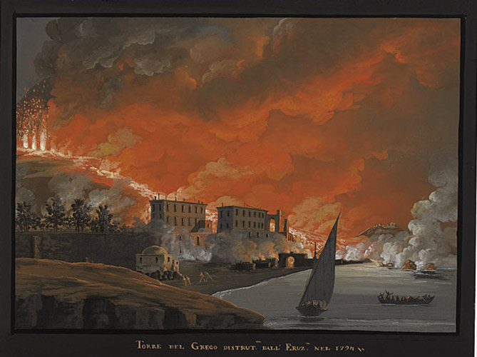 Incendie du village de Torre del Greco en 1794