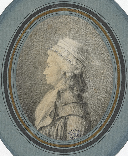 Portrait de Madame Faivre (ou Le Faivre) petite-fille de l'artiste Nicolas Loir (1624-1679)