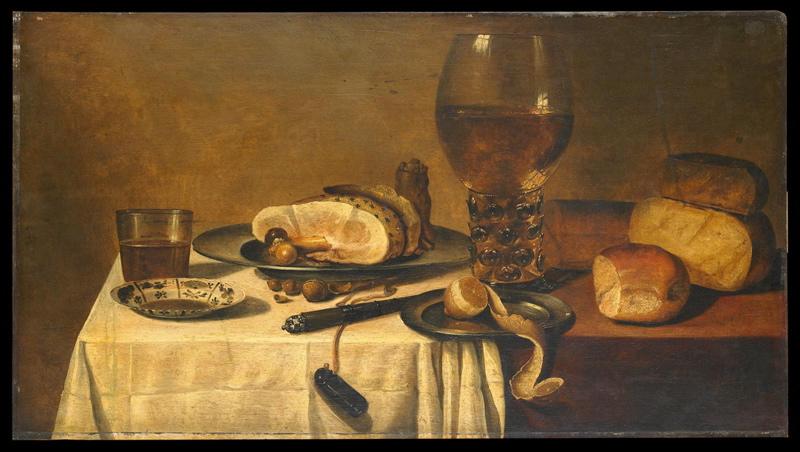 Nature morte au jambon et au roemer