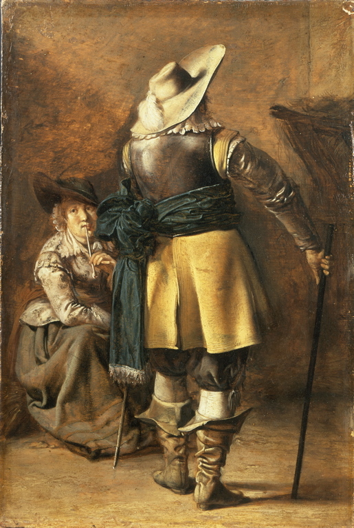 Soldat avec une femme