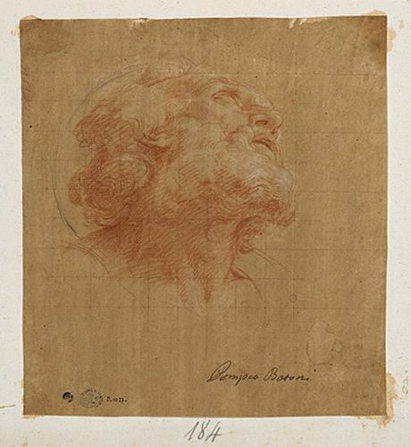 La chute de Simon le Magicien : étude de la tête de saint Pierre