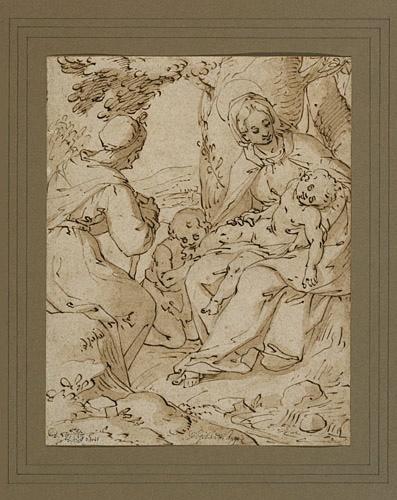 La Vierge à l'Enfant avec sainte Elisabeth et le petit saint Jean-Baptiste
