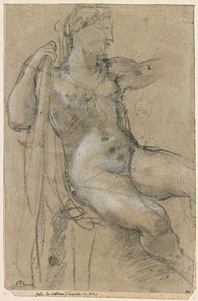 Etude pour Omphale (ou Iole ?)