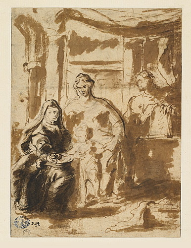 Sainte Famille avec sainte Elisabeth
