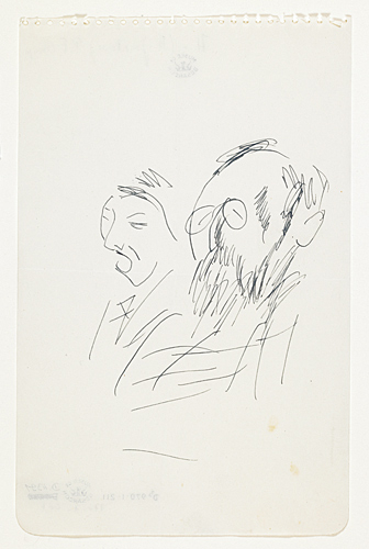 Deux visages, caricatures