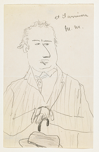 Homme à la canne et au chapeau mou