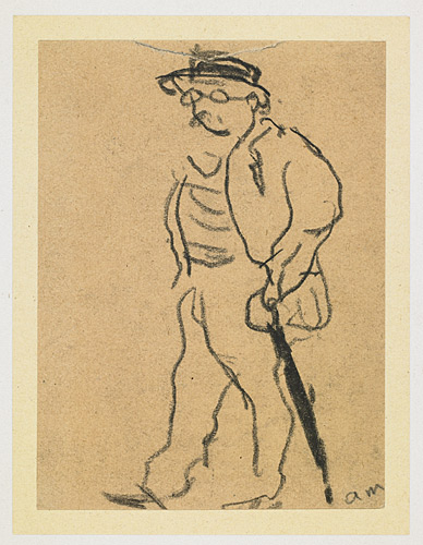 L'homme aux lunettes et au parapluie