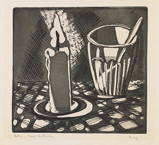 Nature morte à la bougie