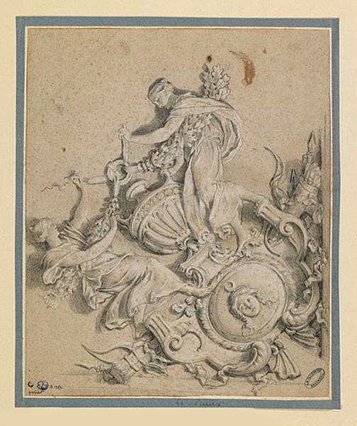 Etude pour un motif décoratif