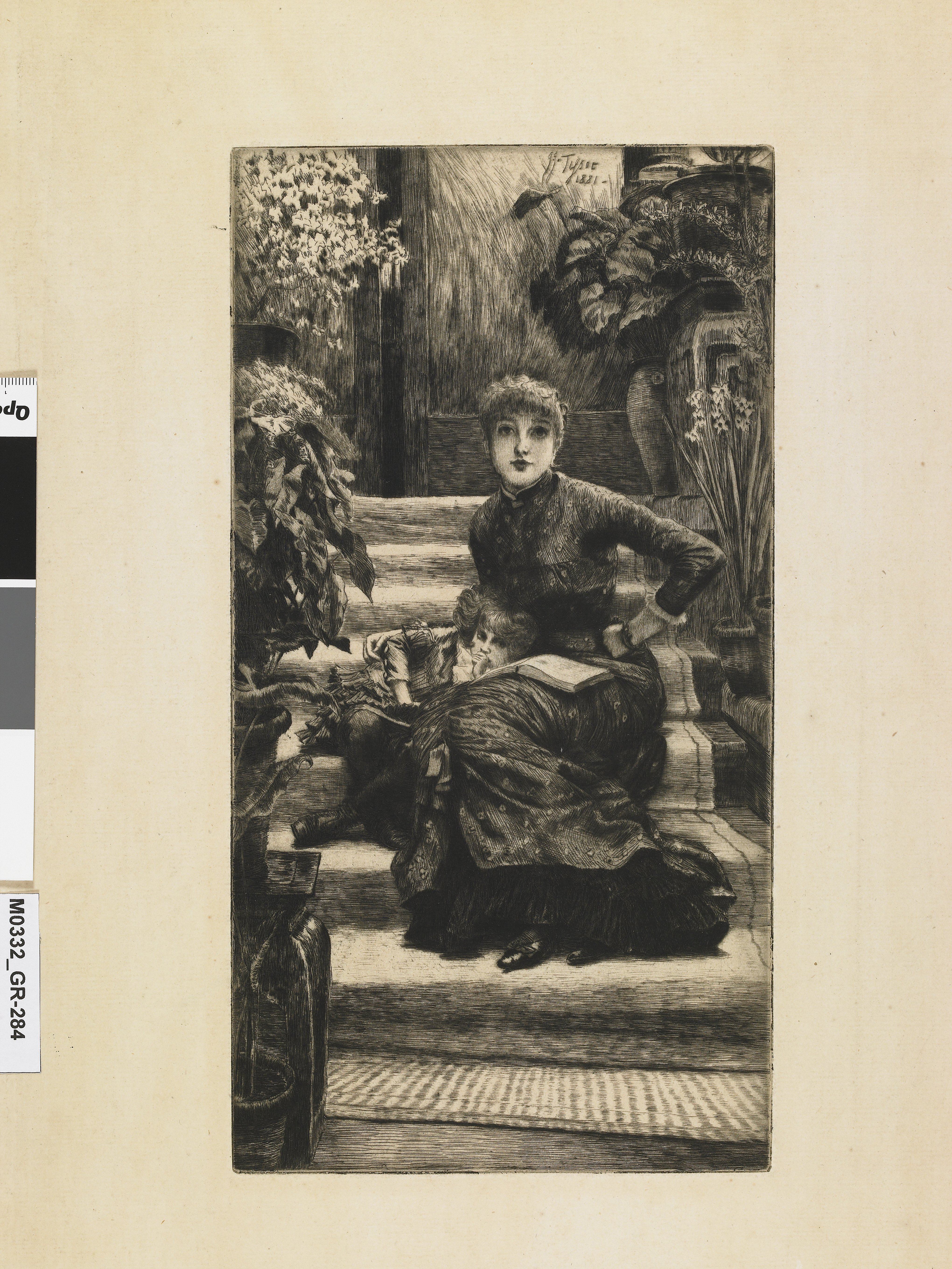 La Lecture dans l'escalier